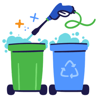 Trash Can Cleaning icon